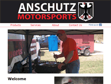 Tablet Screenshot of anschutzmotorsports.com